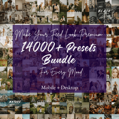 14K Lightroom Presets for Mobile & Desktop - glowthegrid