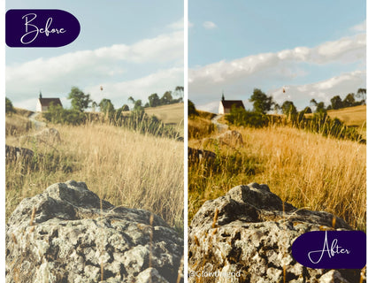 Light Academia Lightroom Presets | Warm Vintage Study Aesthetic (10 Pack) - glowthegrid