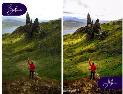 Light Outdoor Lightroom Presets | Bright Travel & Nature Edit Pack - glowthegrid