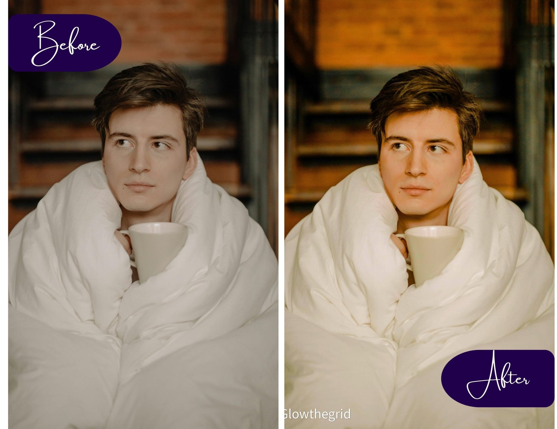 No Filter Lightroom Presets | Clean Natural Photo Enhancers | 12 Lightroom Presets - glowthegrid