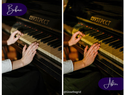 No Filter Lightroom Presets | Clean Natural Photo Enhancers | 12 Lightroom Presets - glowthegrid