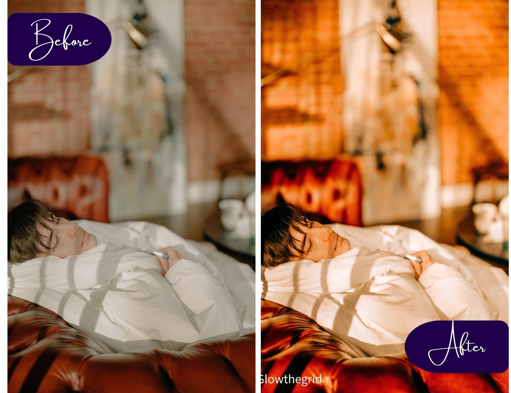 Sweet Home Lightroom Presets | Cozy Indoor & Home Photography Edits | 11 Lightroom Presets - glowthegrid