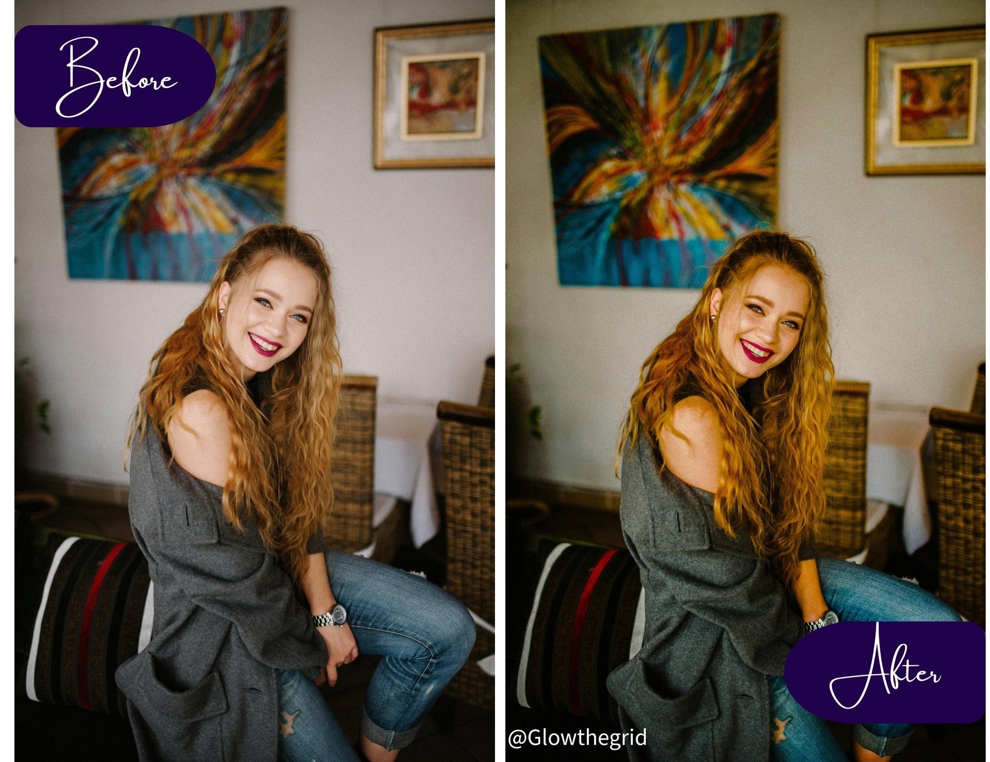 That Girl Lightroom Presets | Clean Feminine Lifestyle Aesthetic | 12 Lightroom Presets - glowthegrid