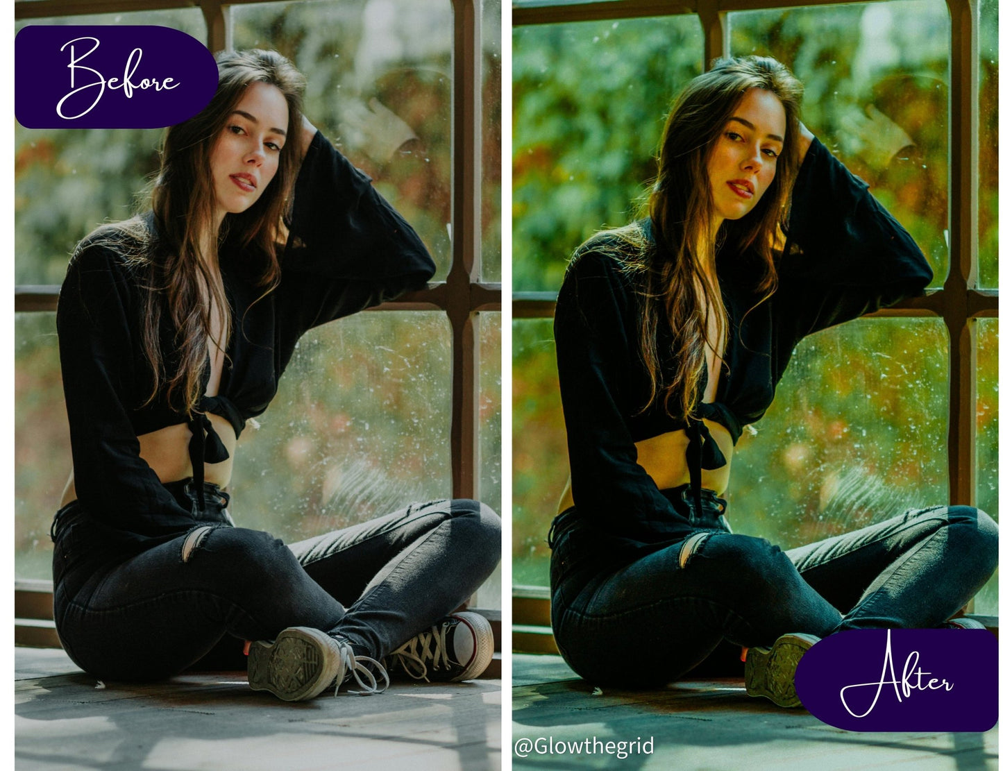 That Girl Lightroom Presets | Clean Feminine Lifestyle Aesthetic | 12 Lightroom Presets - glowthegrid