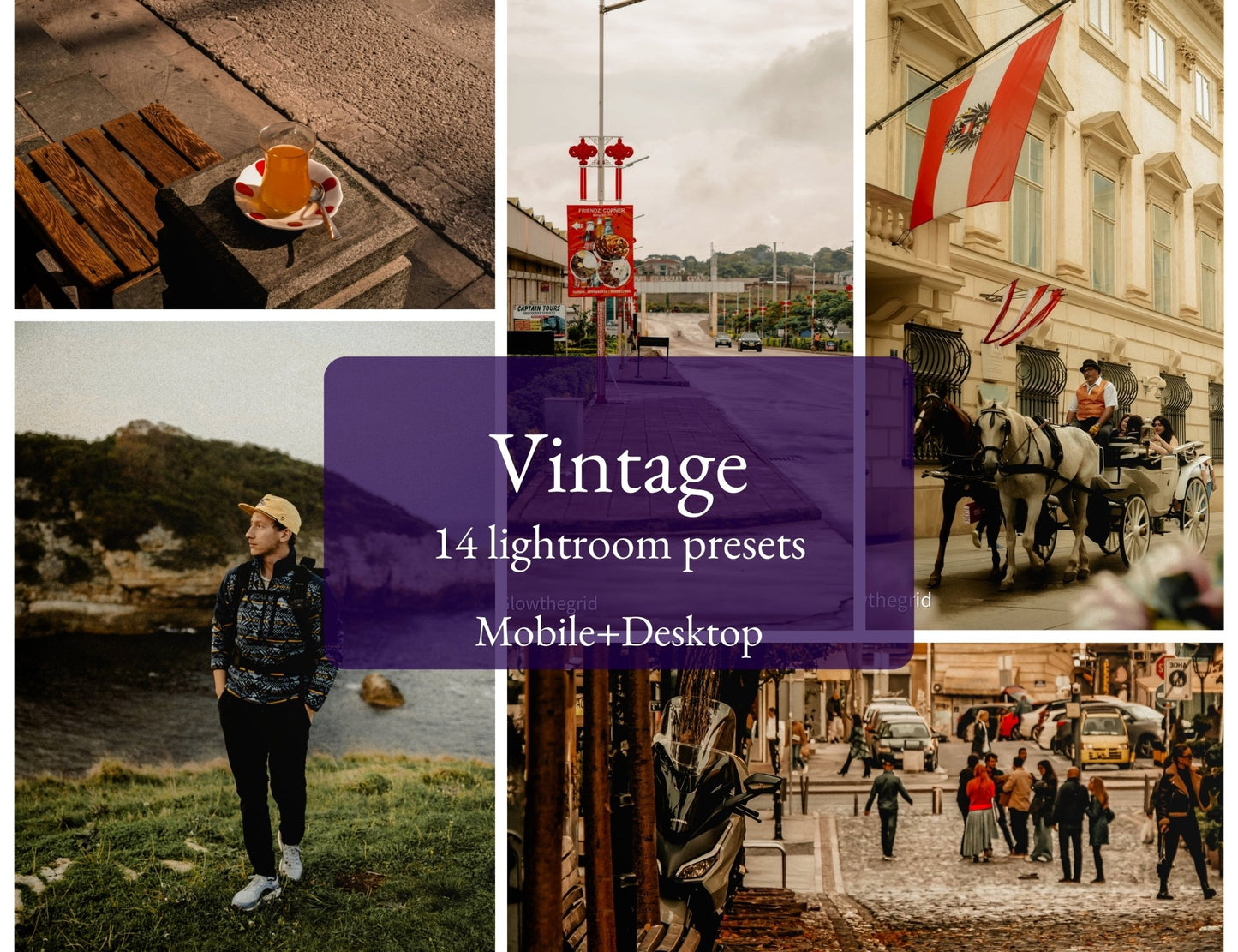 Vintage Lightroom Presets | Retro Film & Old - School Photo Edits | 14 Lightroom Presets - glowthegrid
