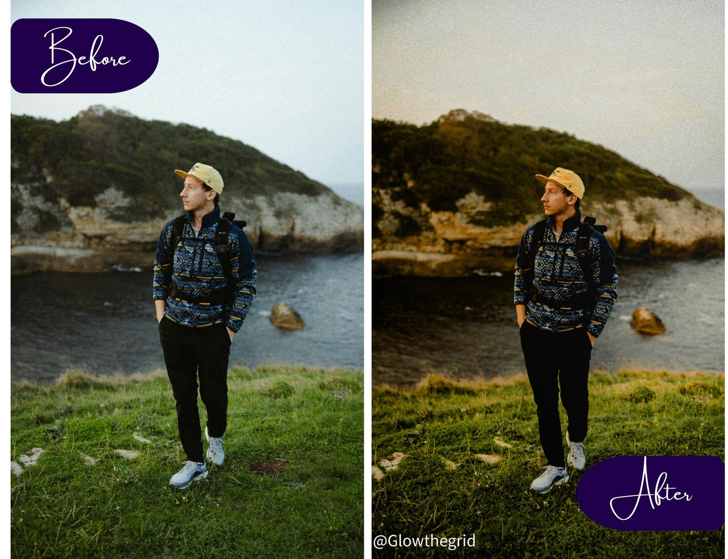 Vintage Lightroom Presets | Retro Film & Old - School Photo Edits | 14 Lightroom Presets - glowthegrid