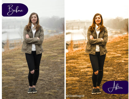 Warm & Airy Lightroom Presets | Bright Soft Glow Photo Edits | 10 Lightroom Presets - glowthegrid