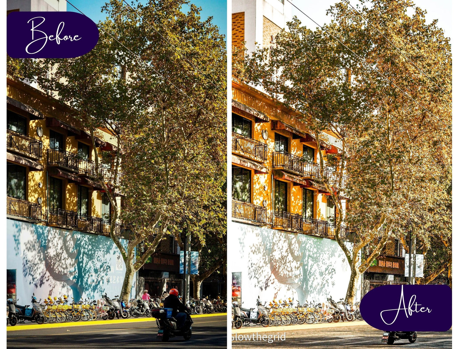 Warm & Airy Lightroom Presets | Bright Soft Glow Photo Edits | 10 Lightroom Presets - glowthegrid